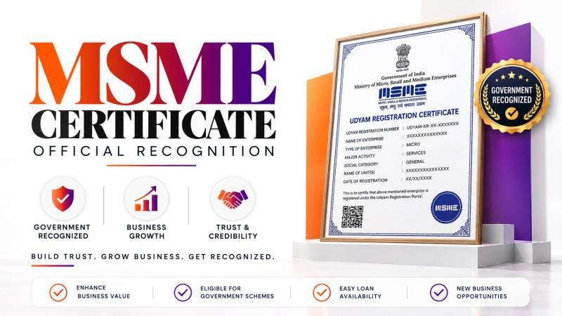 MSME Udyam Registration Certificate LET