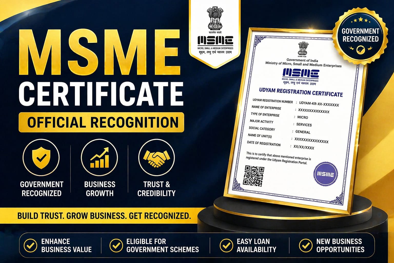 MSME Udyam Registration Certificate Lucky Earning Track